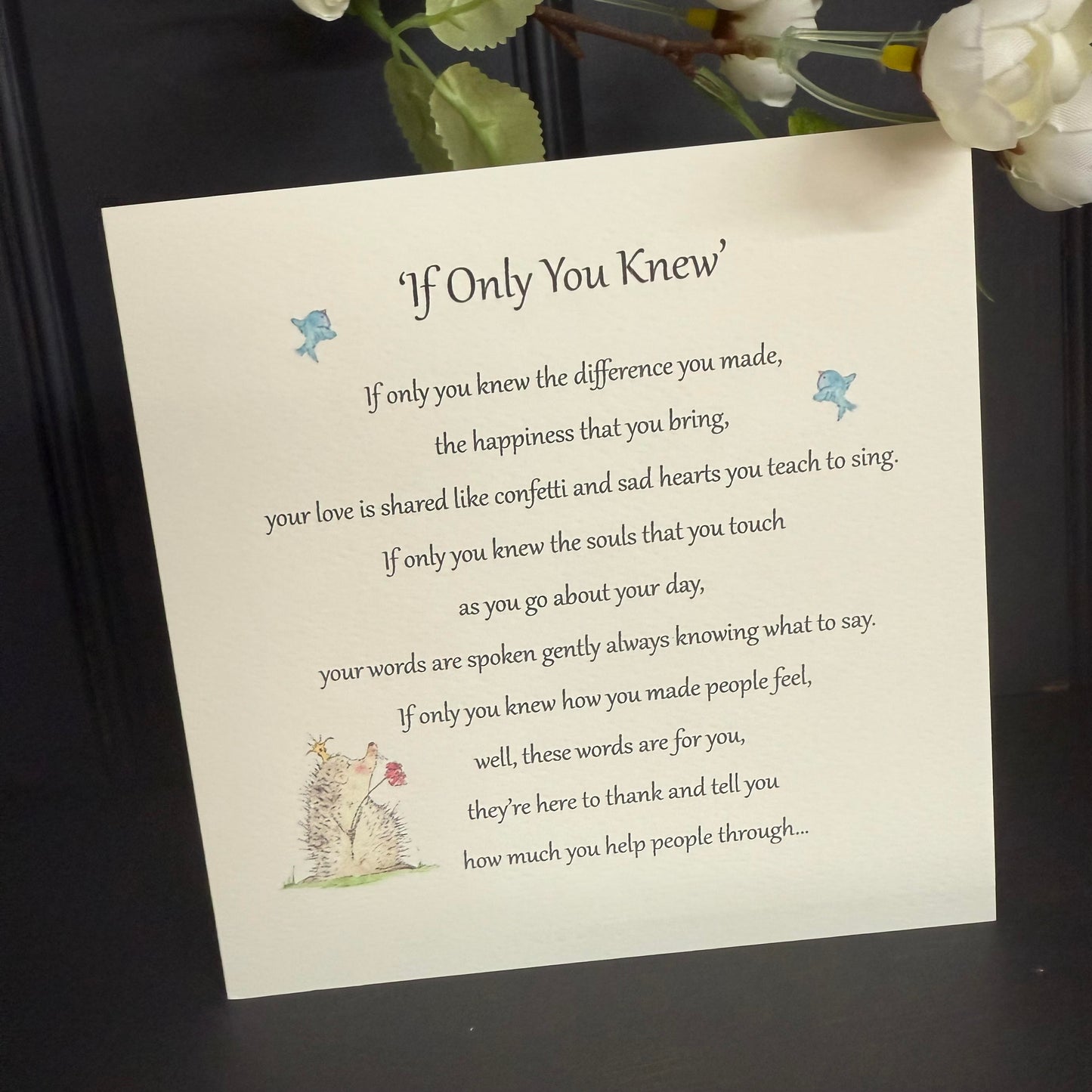 If Only You Knew Card