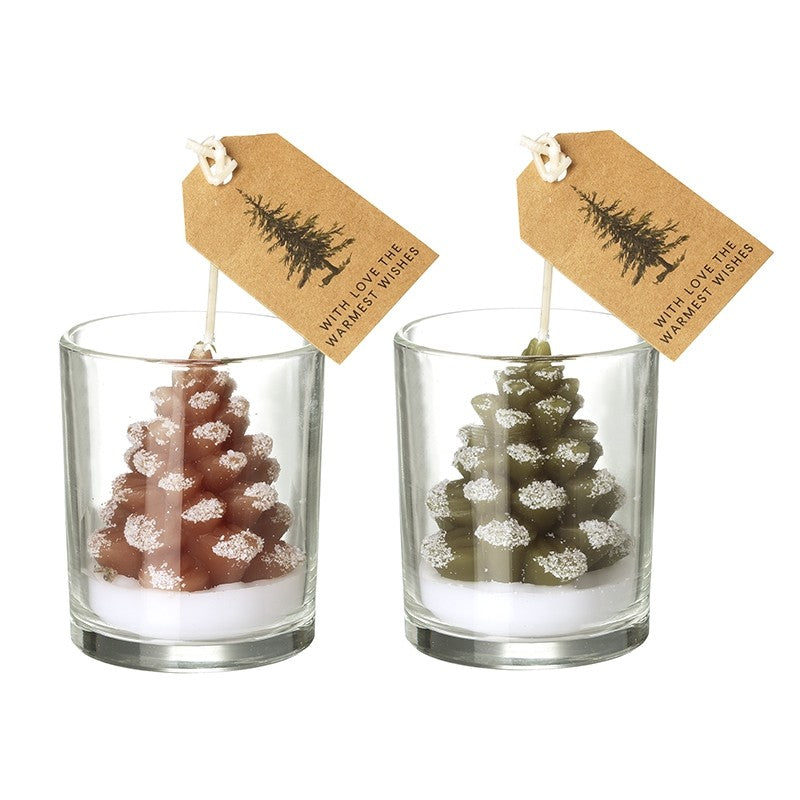 Pine Cone Candle