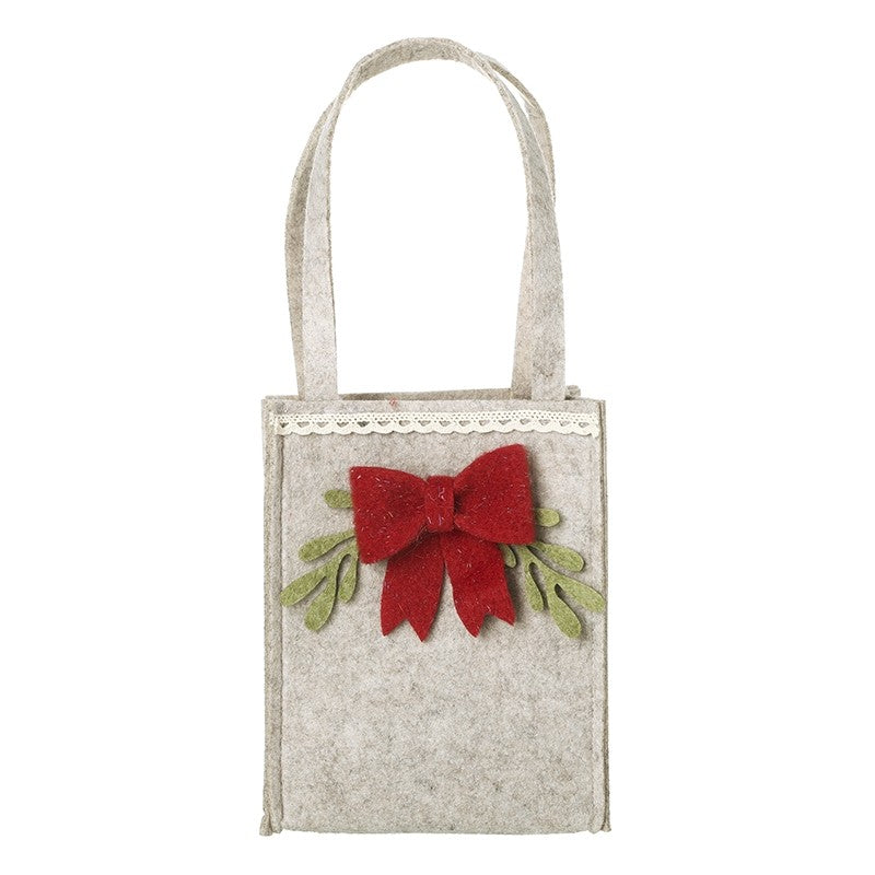 Felt Bag with Bow