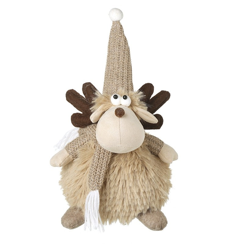 Fluffy Fawn Sitting Moose