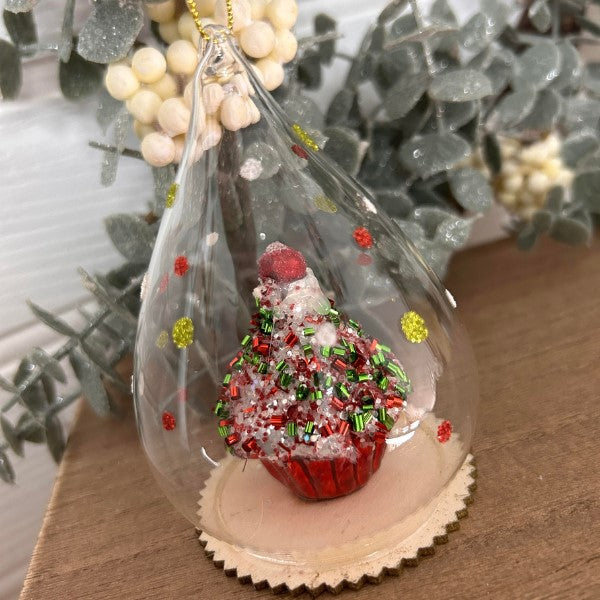 Glass Dome Cupcake Decoration