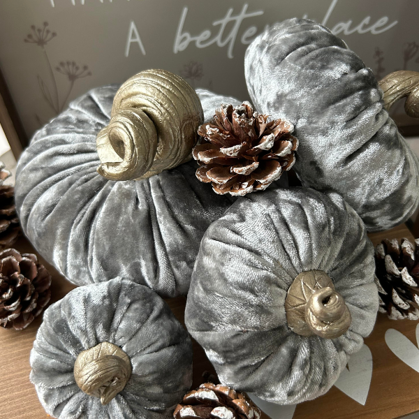 Handmade Fabric Pumpkins