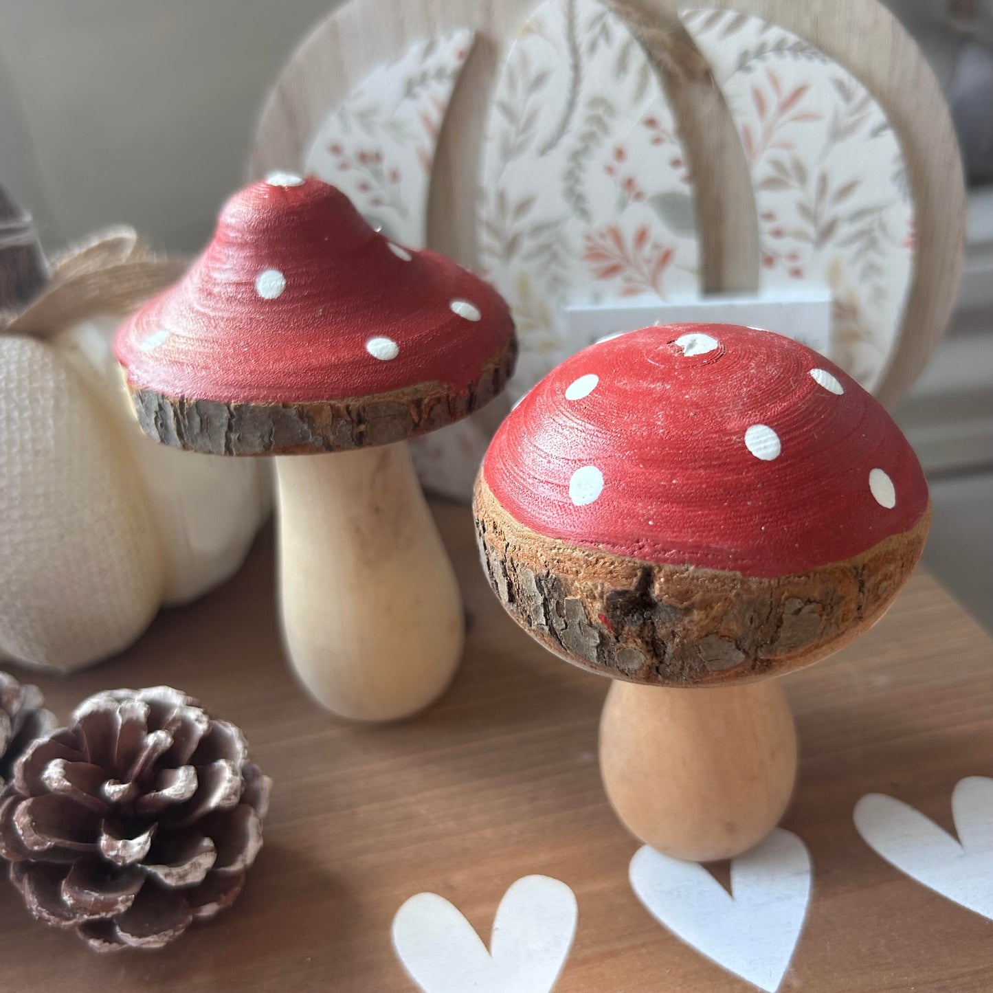Red Wooden Mushroom