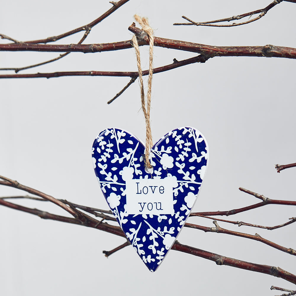 Indigo Heart Hanger