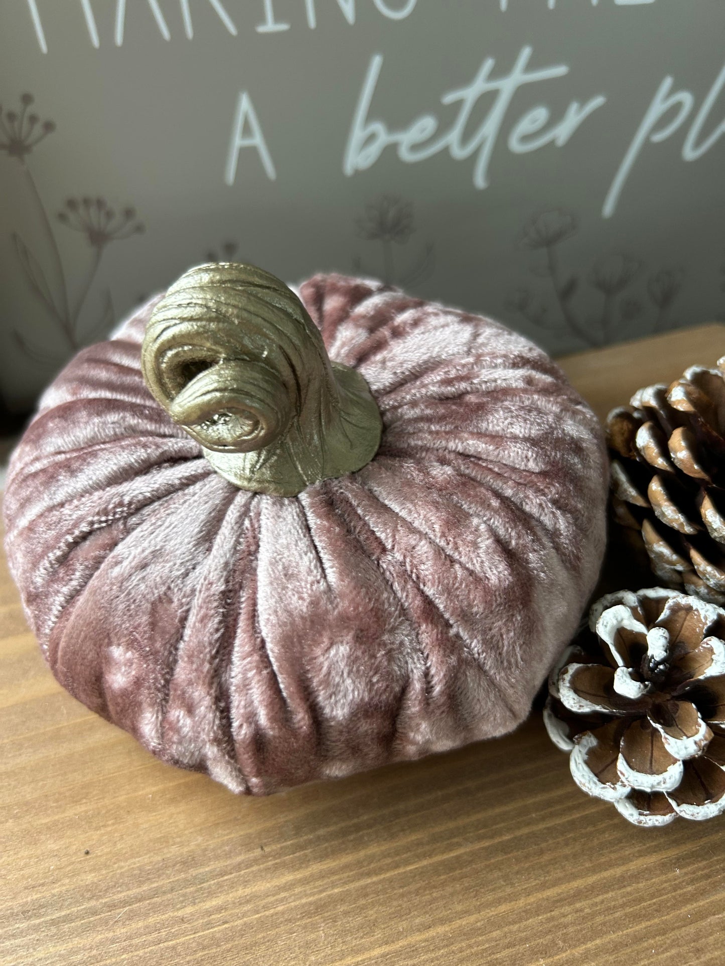 Handmade Fabric Pumpkins