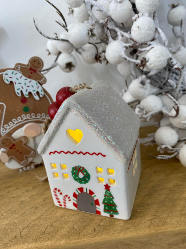 LED Gingerbread House