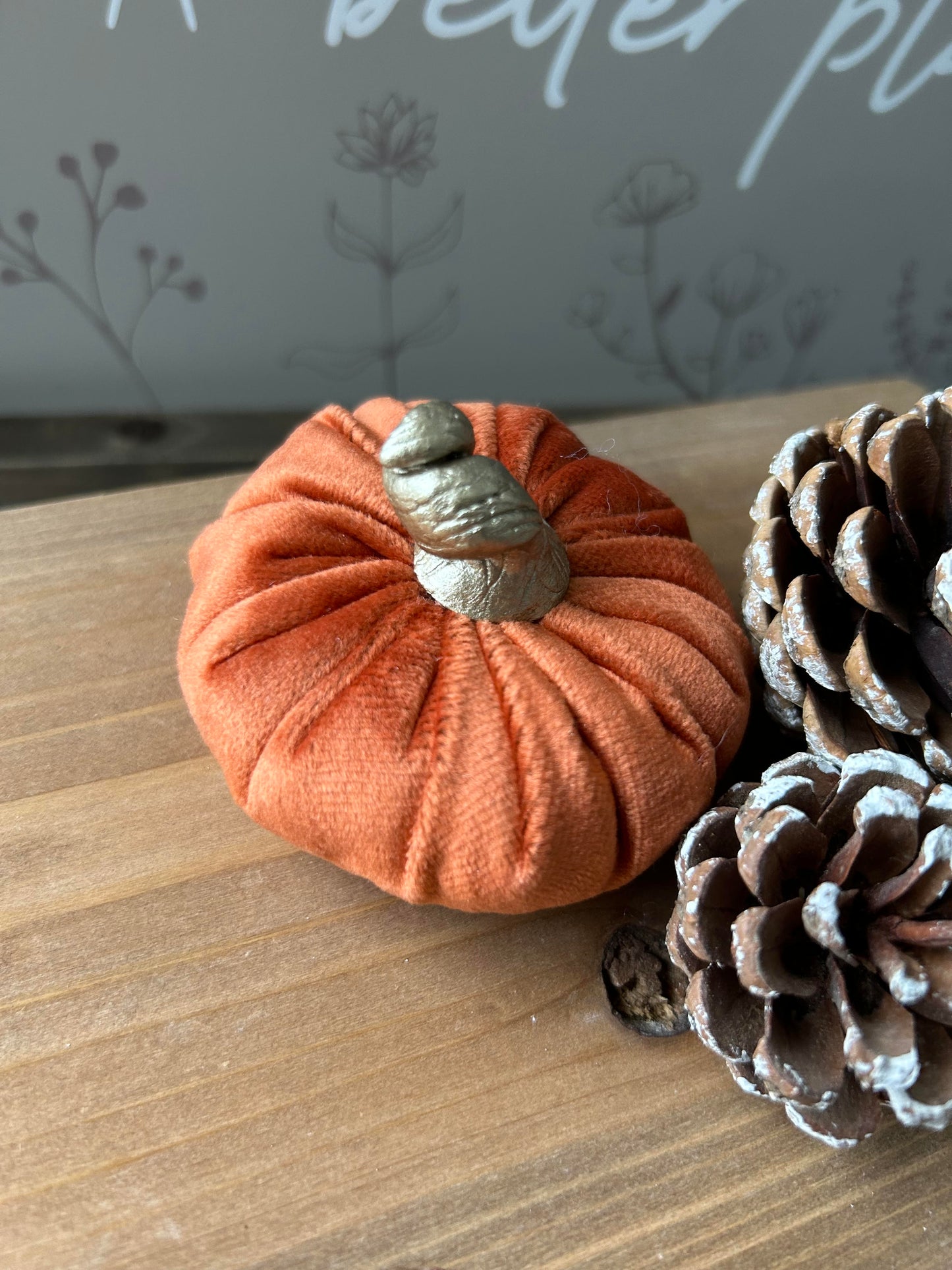 Handmade Fabric Pumpkins