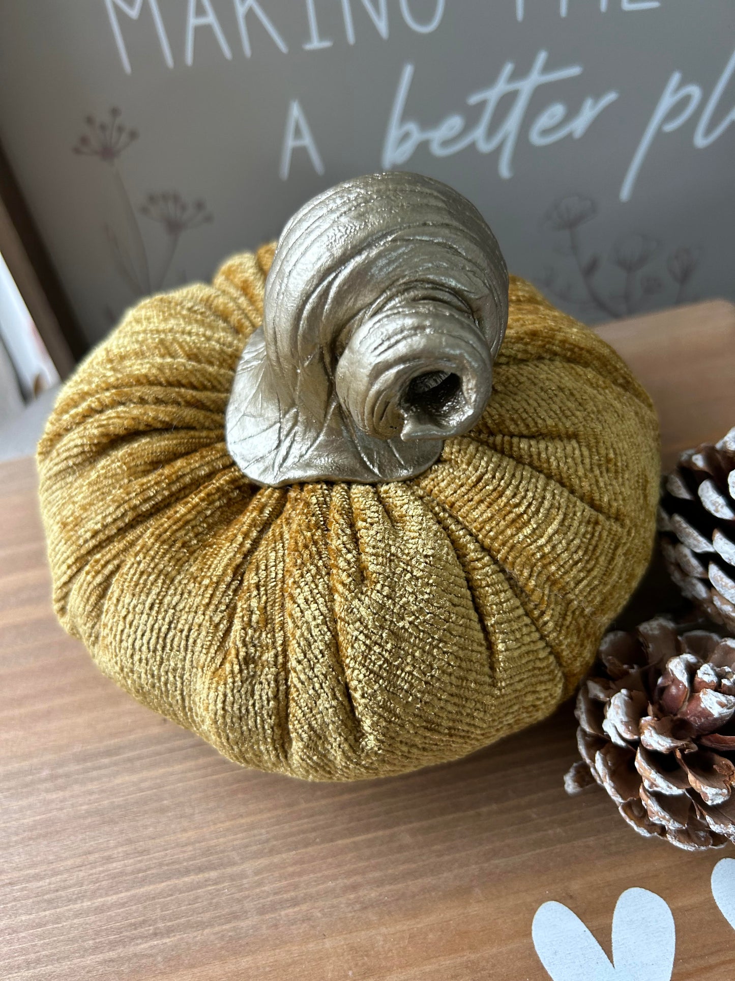 Handmade Fabric Pumpkins