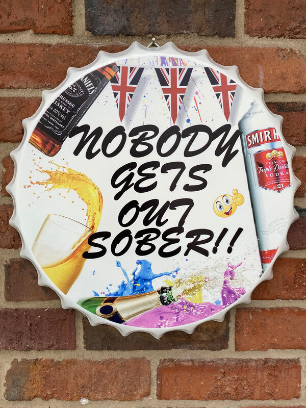 Nobody Sober Bottle Top