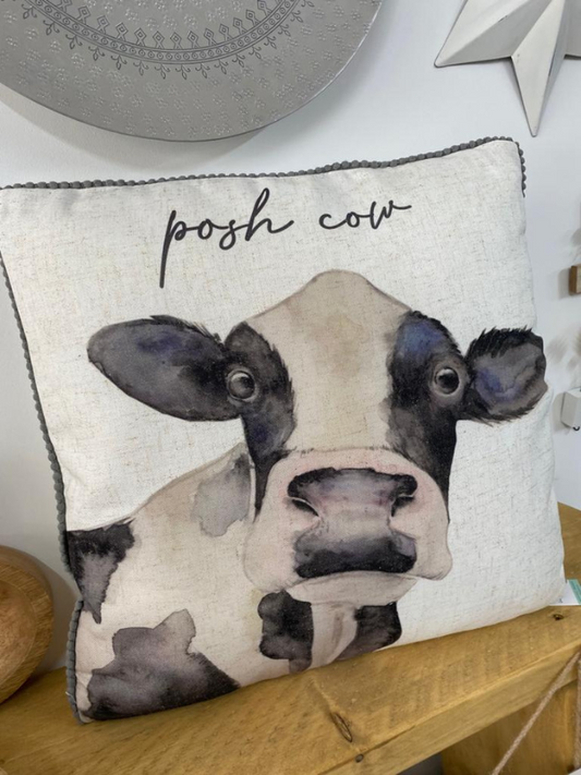 Posh Cow Cushion