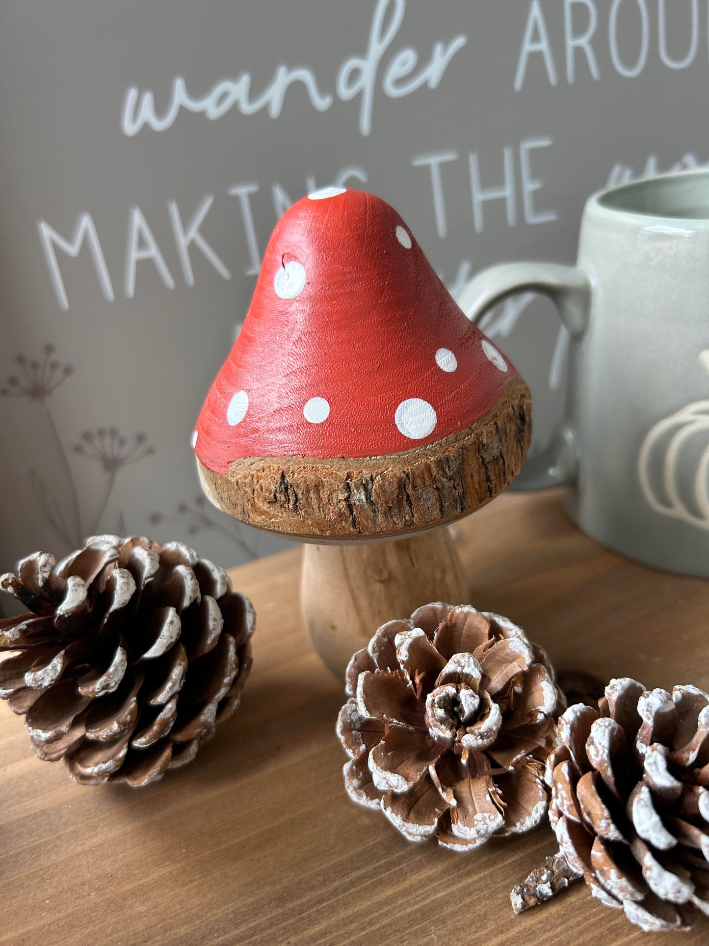 Wooden Mushrooms
