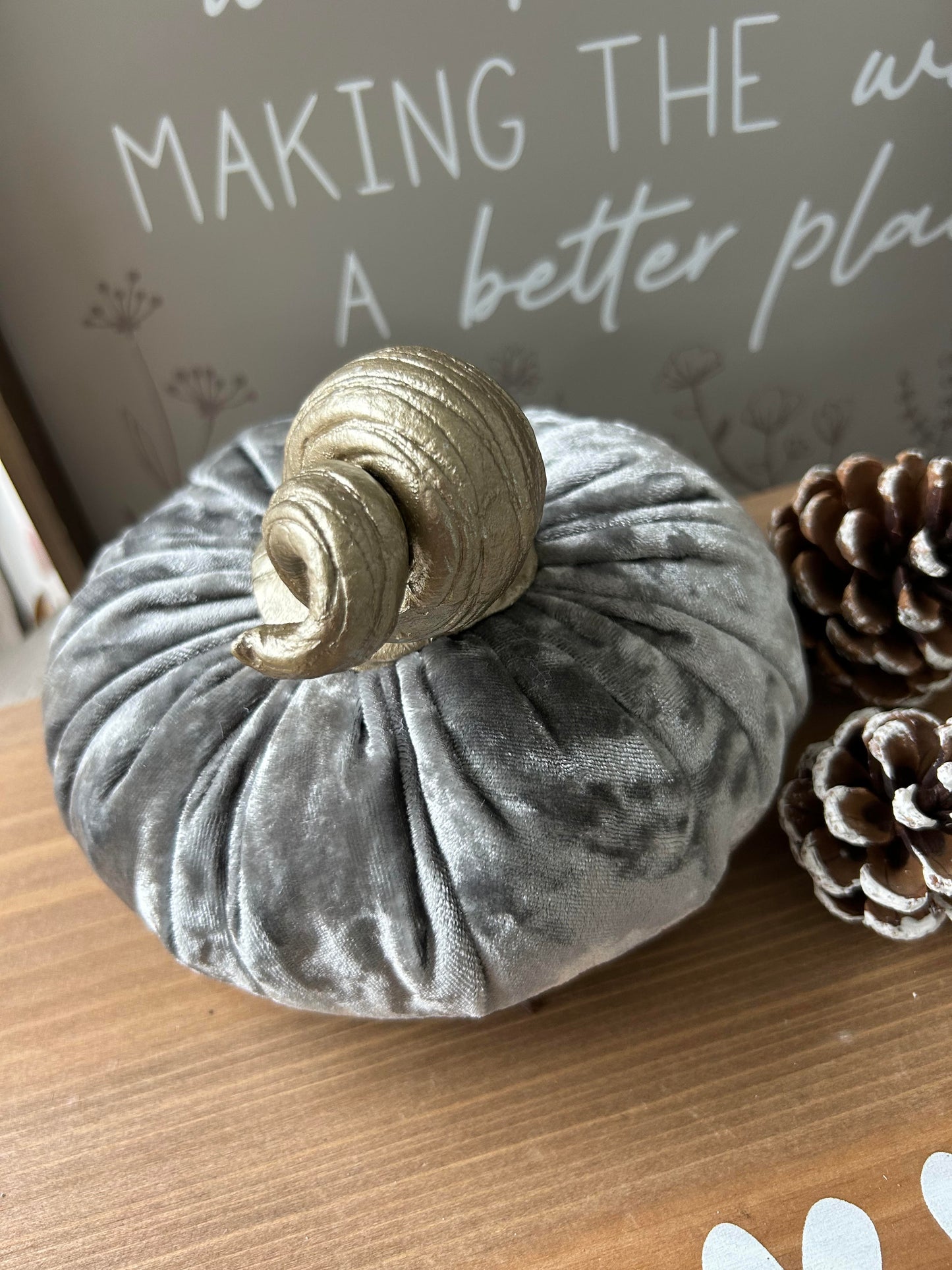 Handmade Fabric Pumpkins