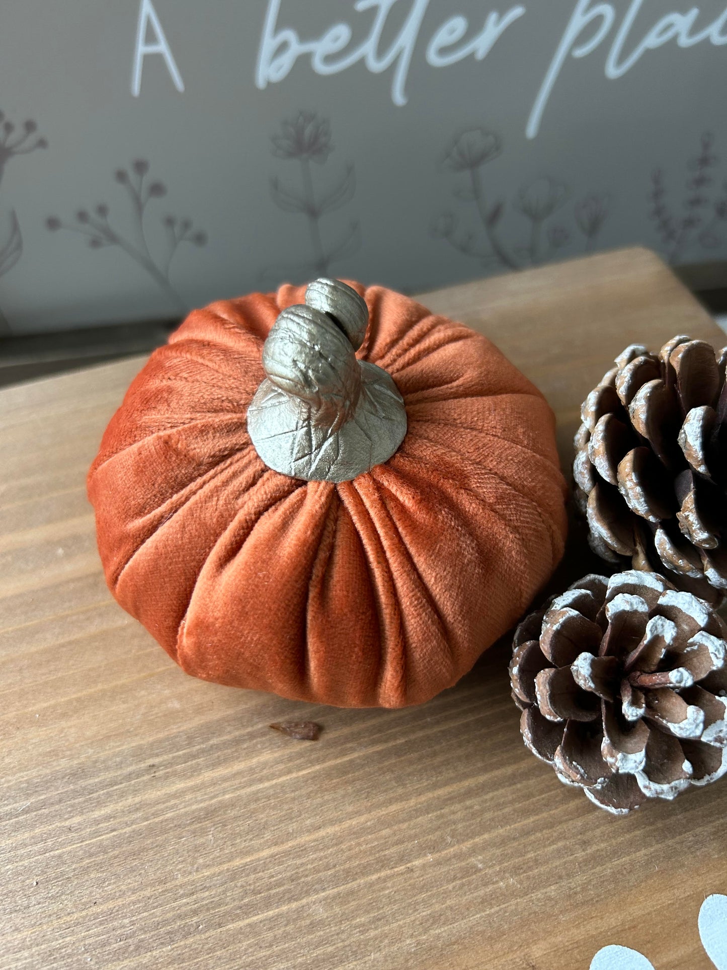 Handmade Fabric Pumpkins