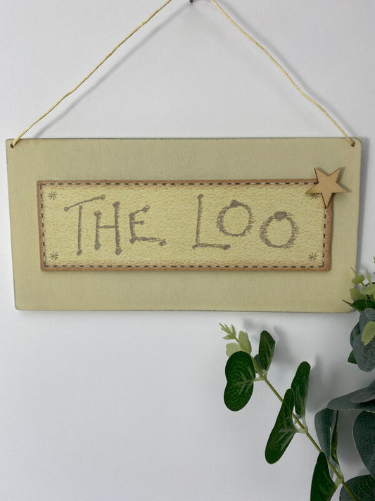 The Loo Hanging Sign