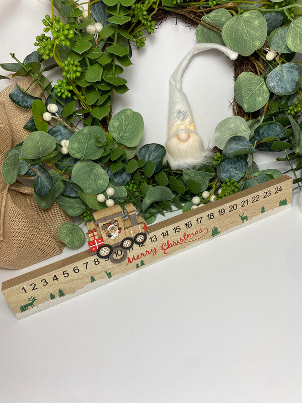 Wooden Train Countdown