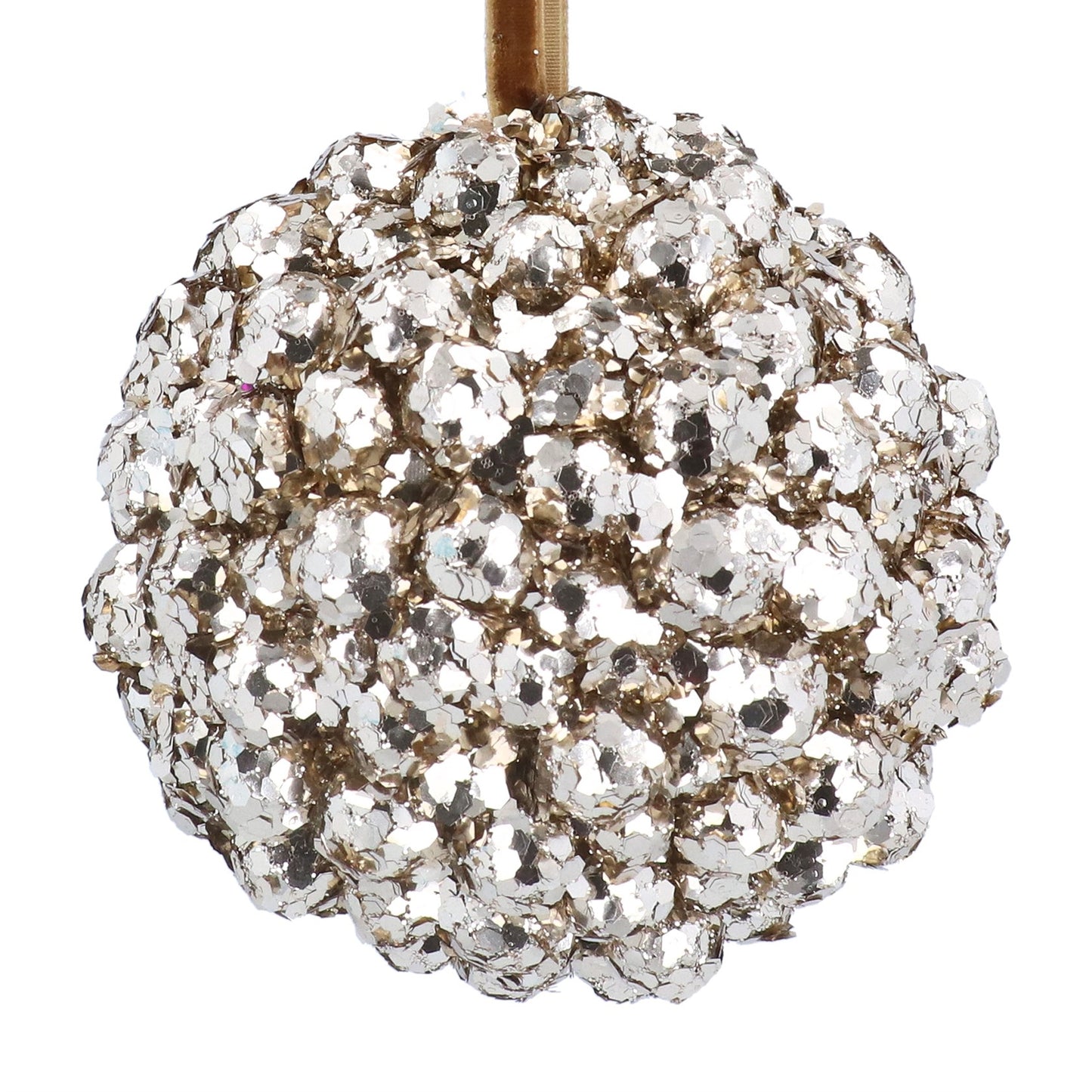Gold Glitter Kissing Ball