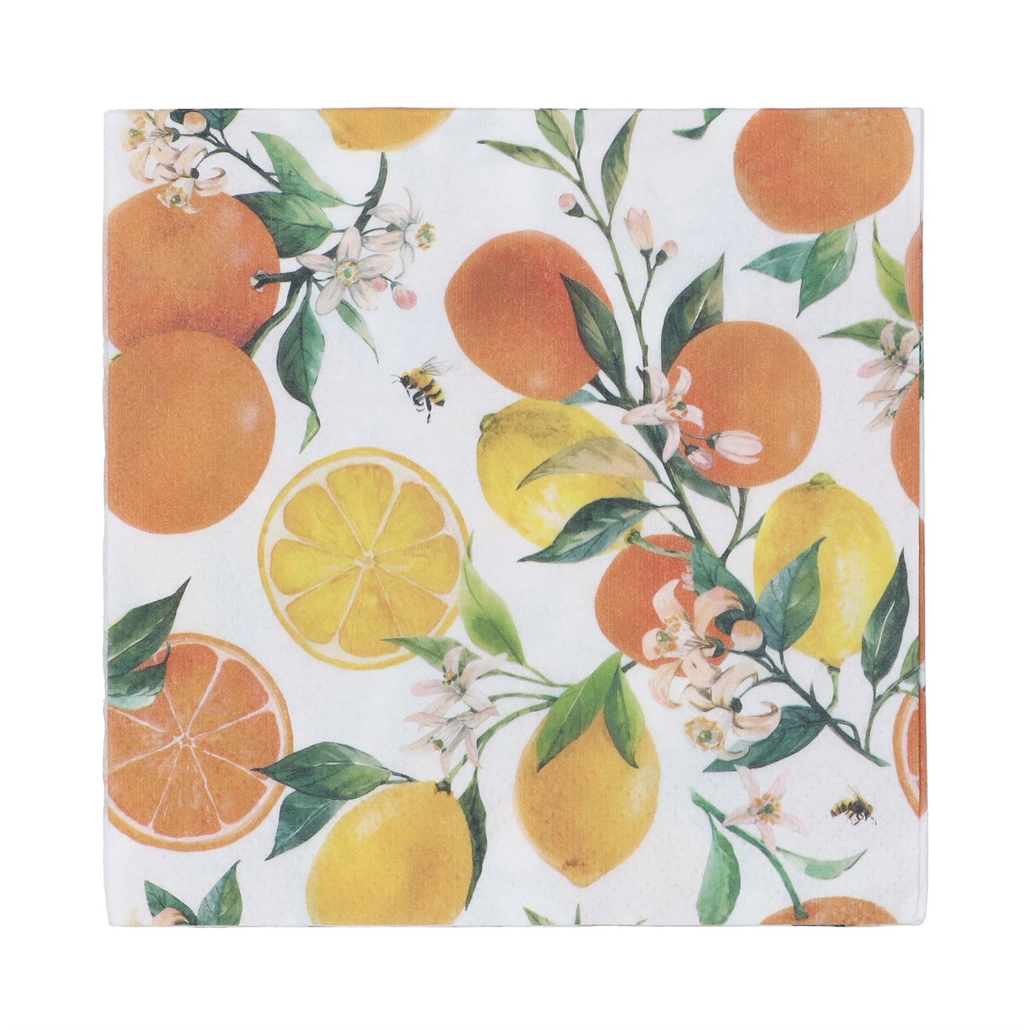 Oranges & Lemons Paper Napkins - Pack of 20