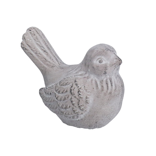 Stone Effect Bird Ornament