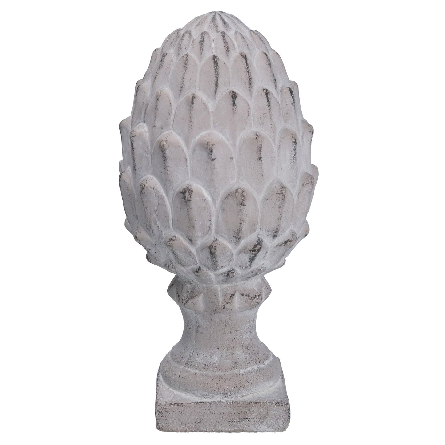 Stone Effect Artichoke on Plinth