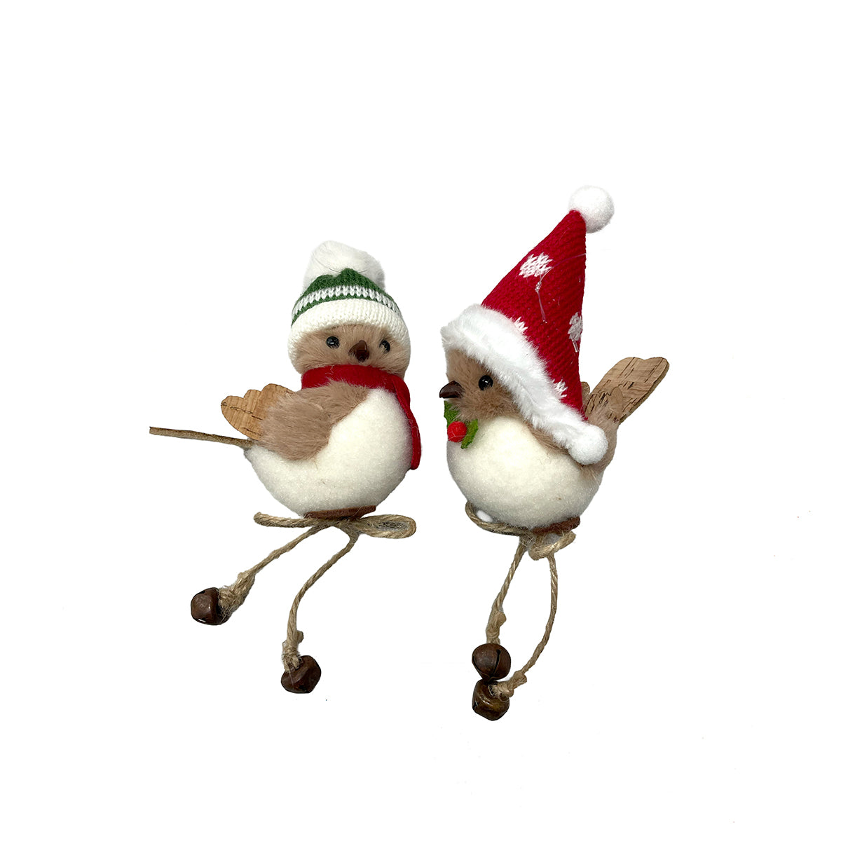 Christmas Bird with Bell Feet