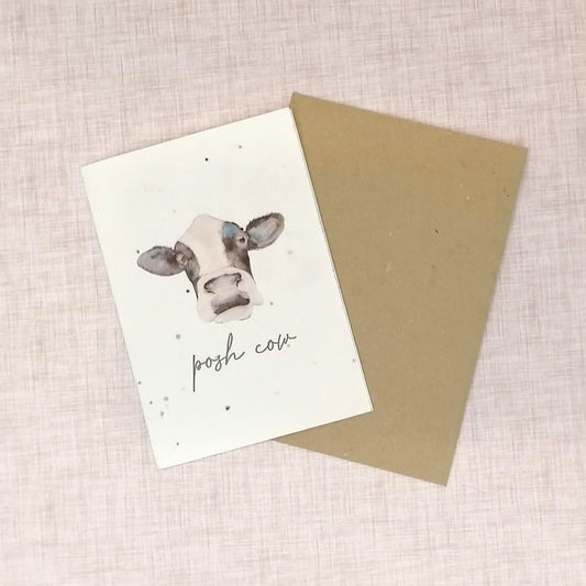 Posh Cow Seed Card
