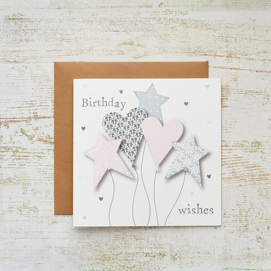 Birthday Wishes Balloons Birthday Card