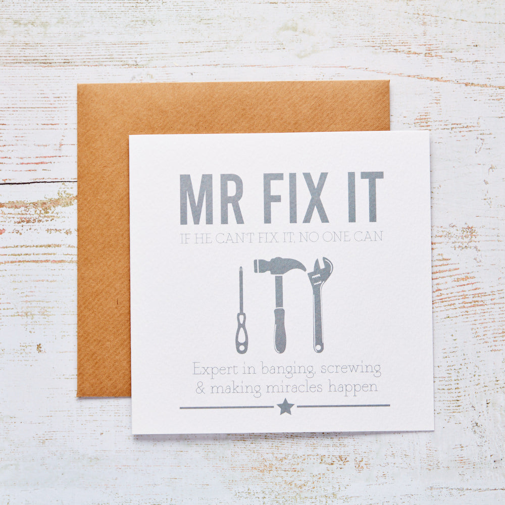 Mr Fix It Card