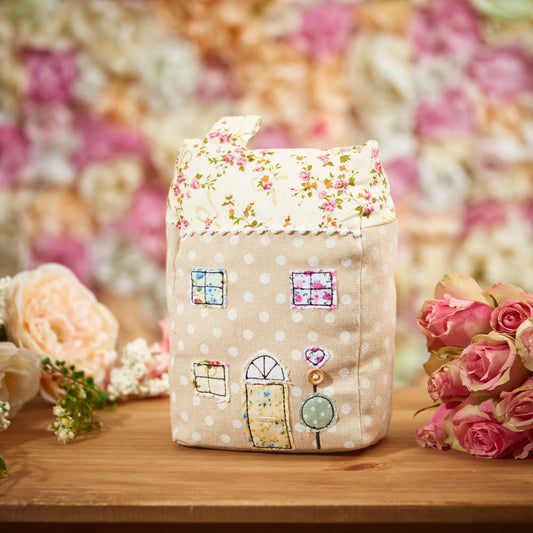 Rose Cottage Fabric Doorstop