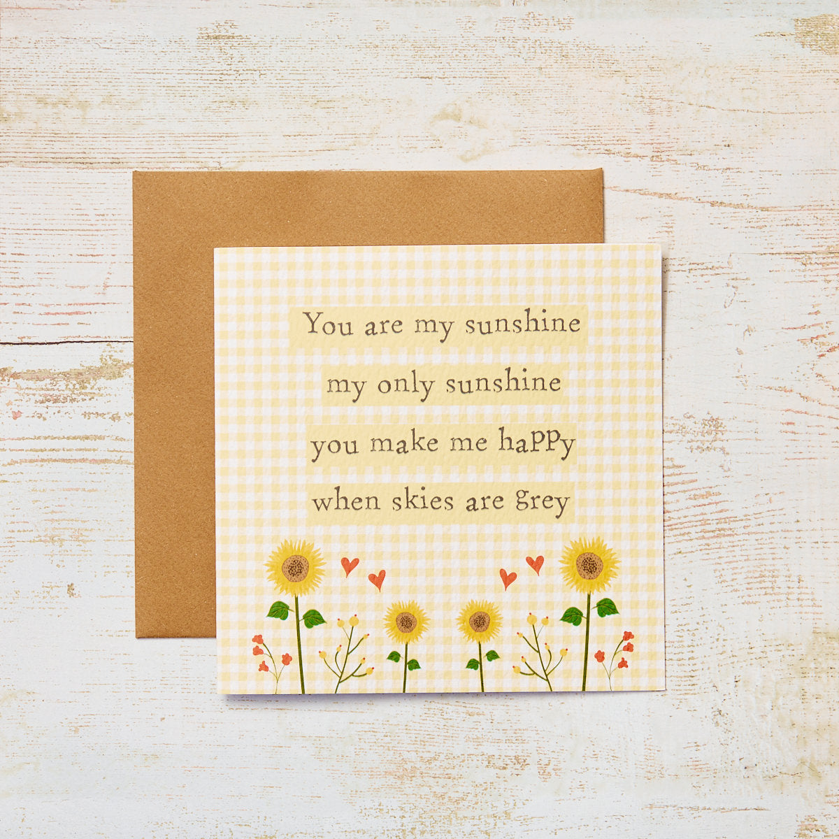 You Are My Sunshine Card