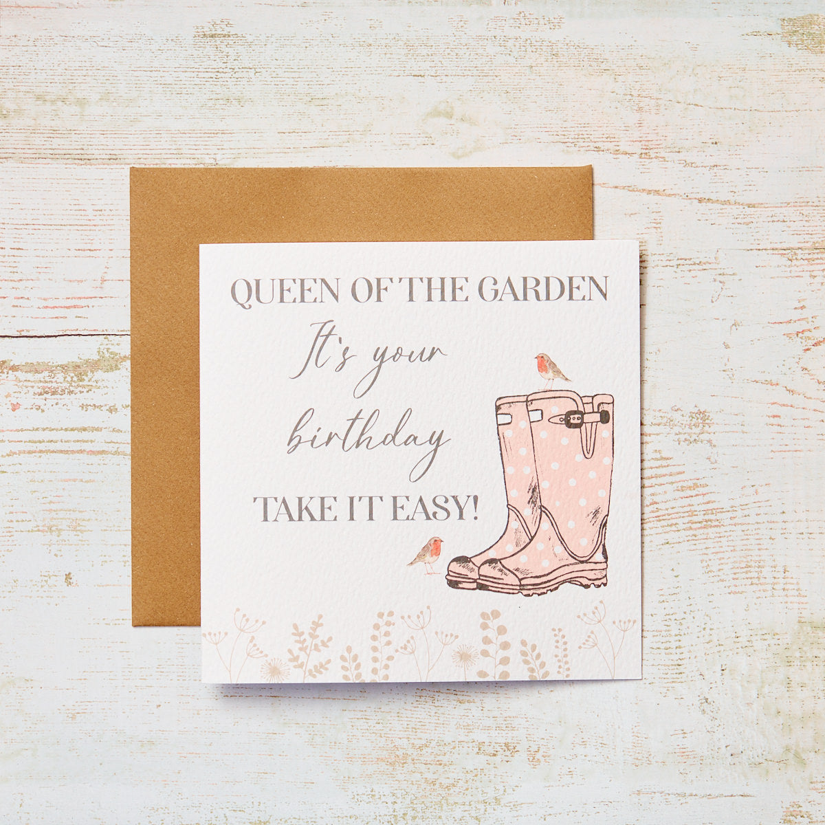 Queen Of The Garden Birthday Card