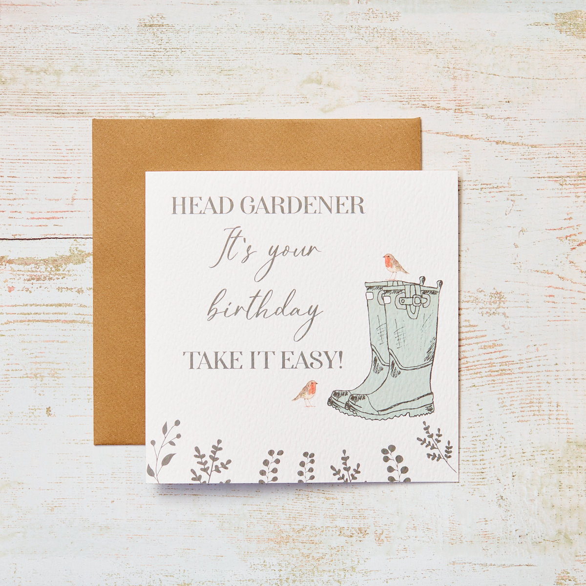 Head Gardener Birthday Card