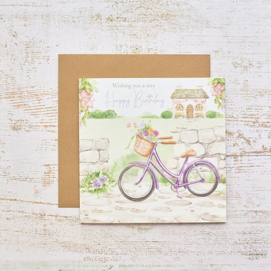 Cottage Happy Birthday Card
