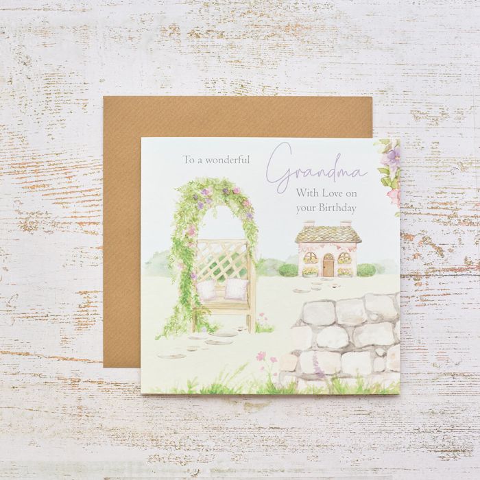 Cottage Grandma Birthday Card