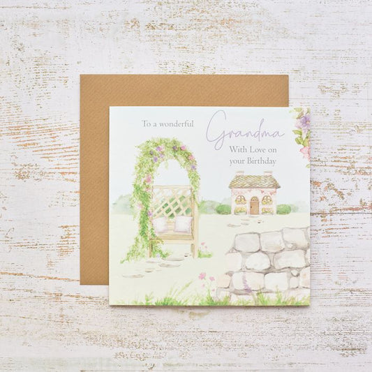 Cottage Grandma Birthday Card