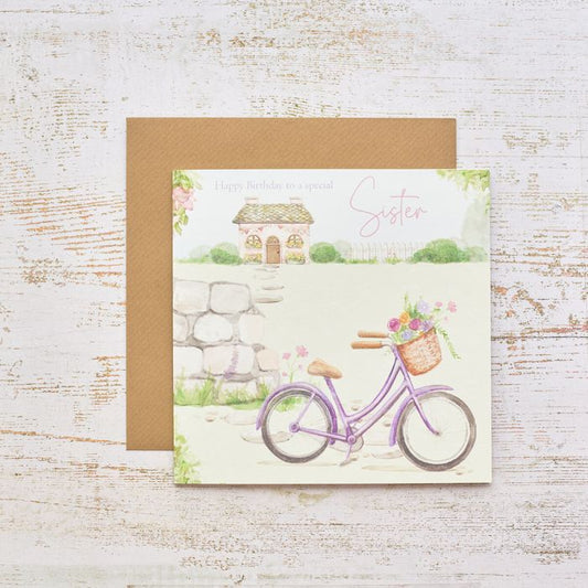 Cottage Special Sister Birthday Card