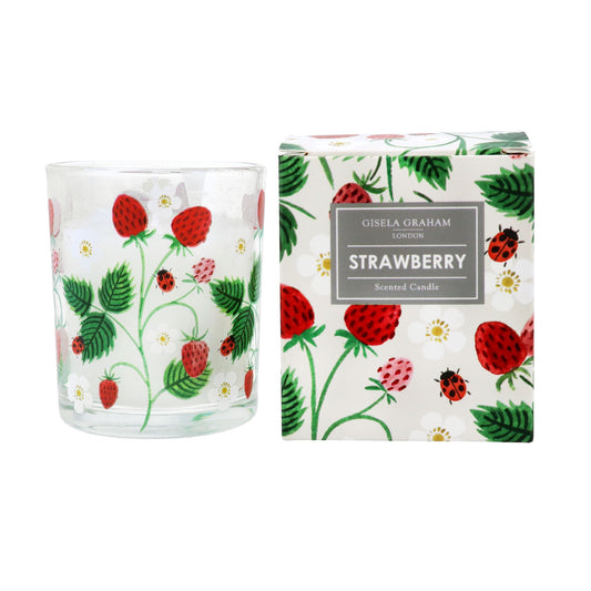 Boxed Strawberry Scented Candle