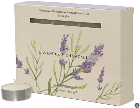 Lavender & Chamomile Scented T-Lights
