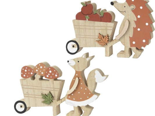 Wooden Autumnal Characters