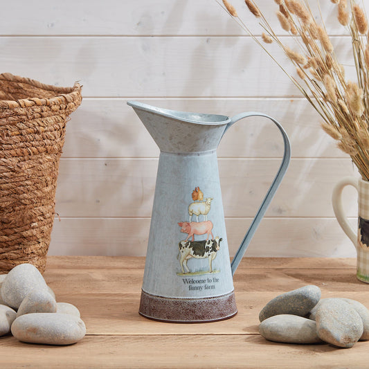 Funny Farm Metal Jug