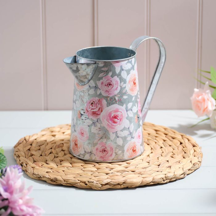 Cottage Garden Tin Jug