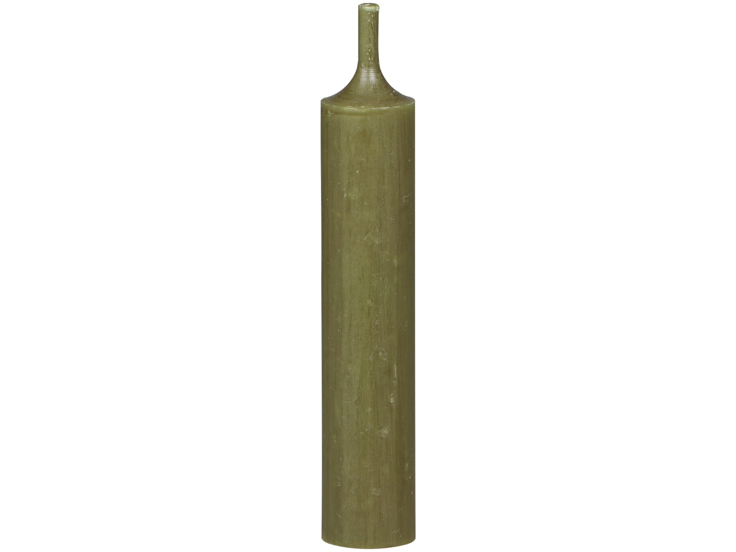 Olive Short Dinner Candles