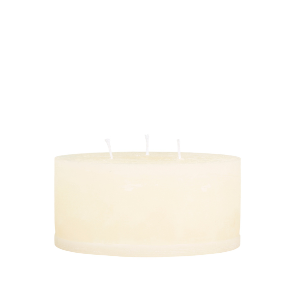 Cream Rustic Macon Pillar Candle