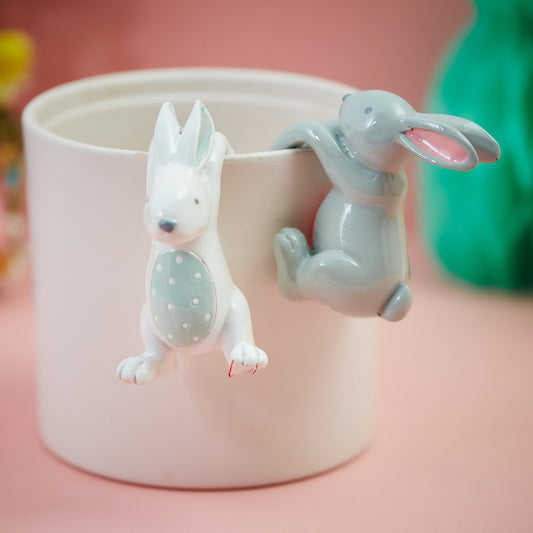 Ceramic Bunny Pot Hanger