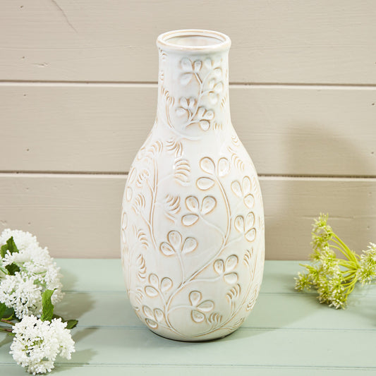 Ava Leaf Tall Vase