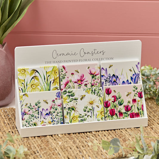 Floral Ceramic Coaster