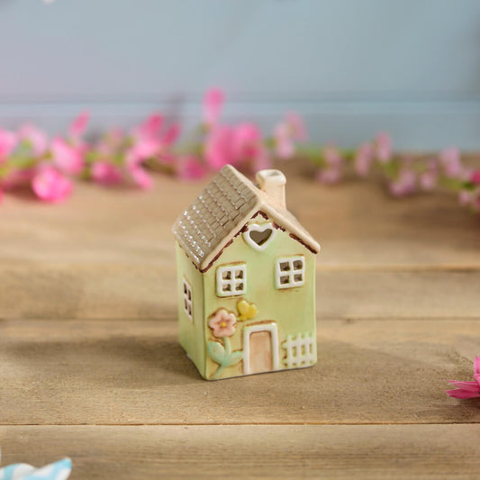 Ceramic Green House T-Light Holder Small