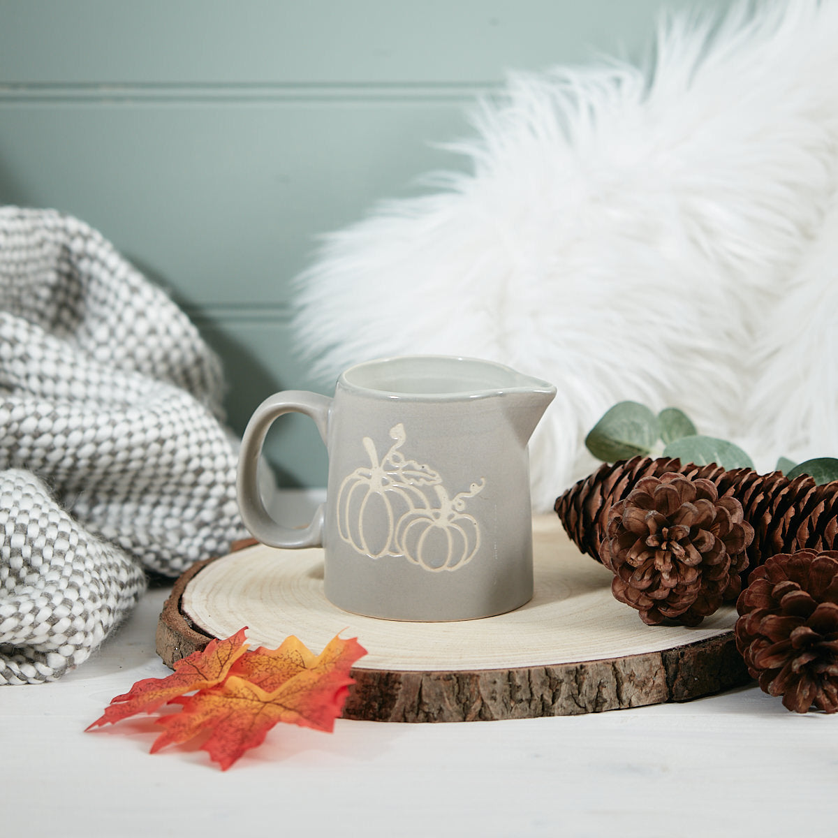 Pumpkin Stoneware Jug