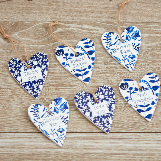 Indigo Heart Hanger