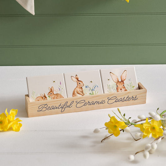 Meadow Fields 3D Ceramic Coaster
