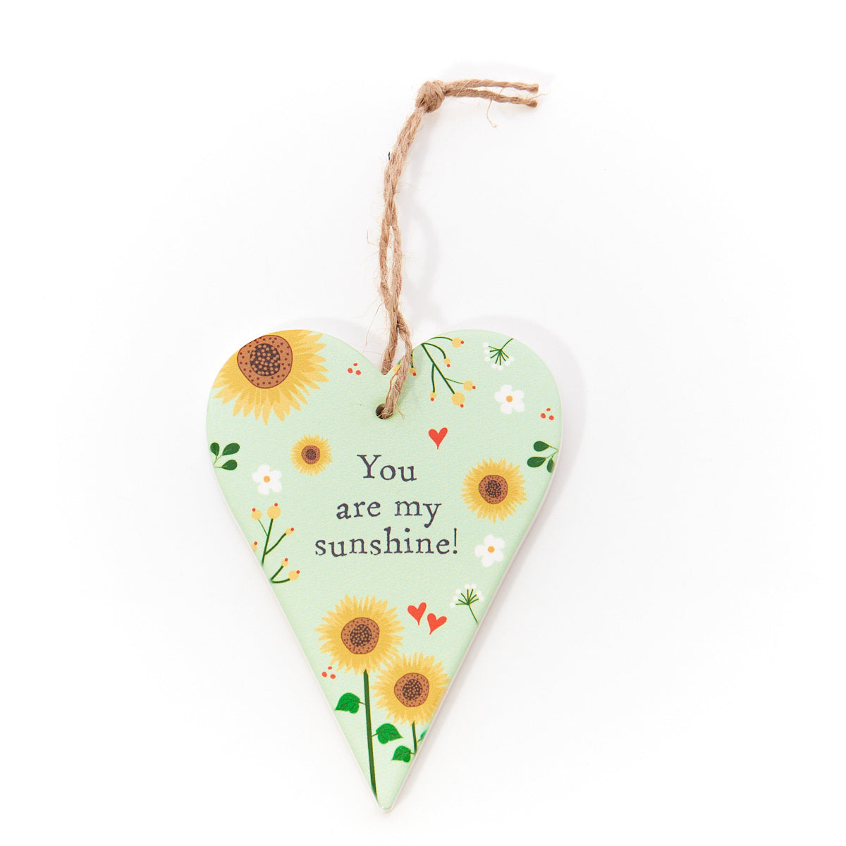 Ceramic Floral Heart Hanger